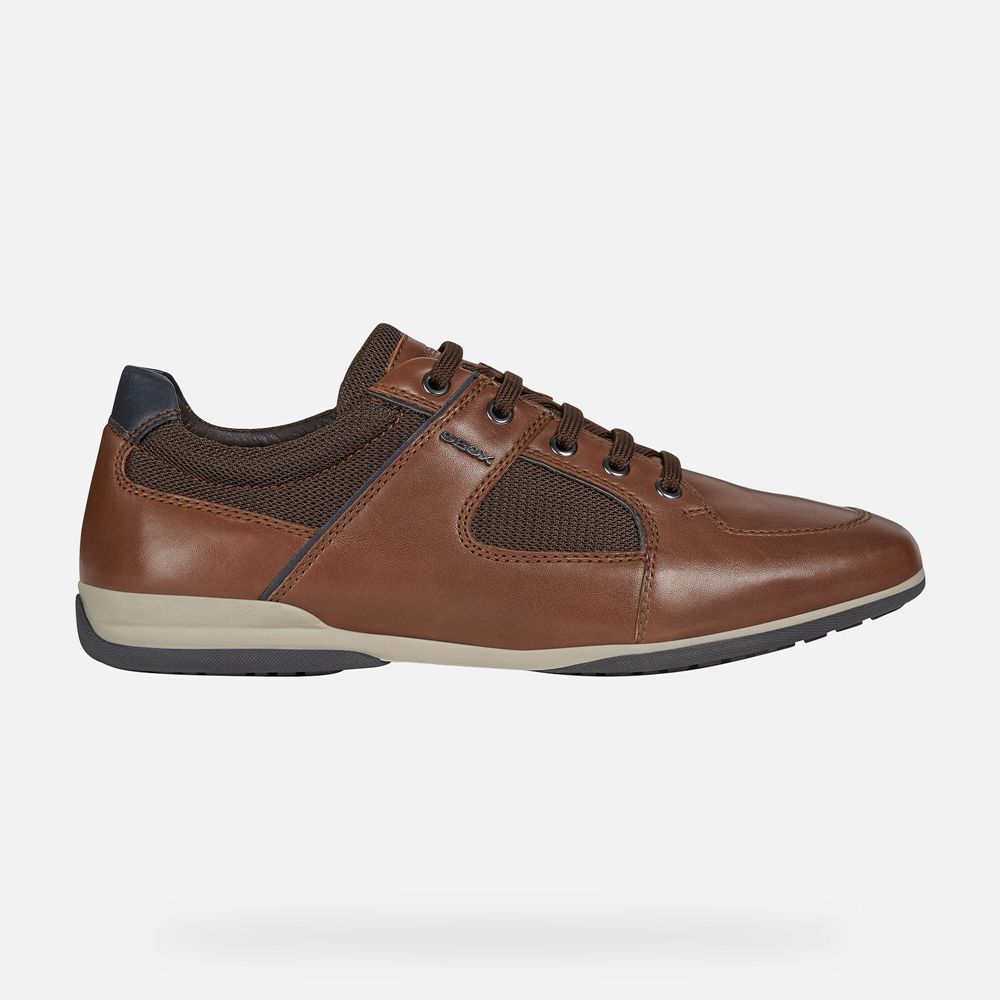 Sapatos Casuais Geox Homem Marrom - Timothy - GDPTC6147